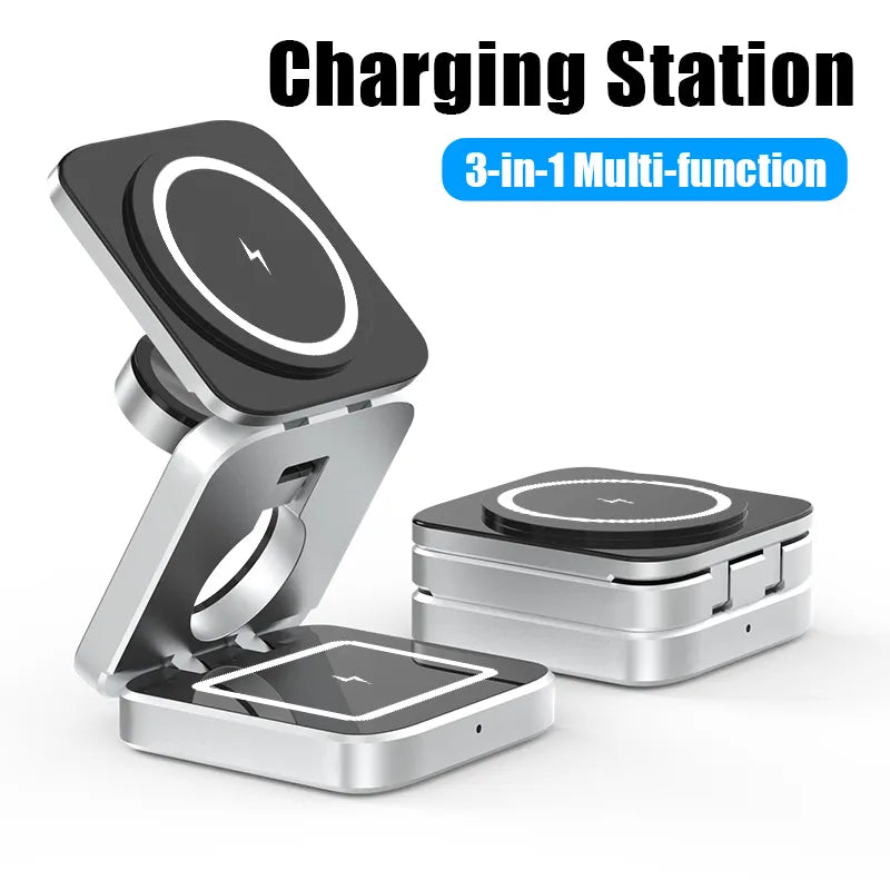 3 in 1 Wireless Charging Station - Hulmstore