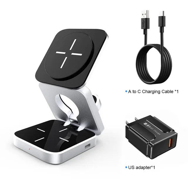 3 in 1 Wireless Charging Station - Hulmstore