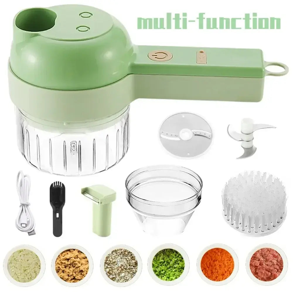 Electric 4-in-1 Food Processor - Hulmstore