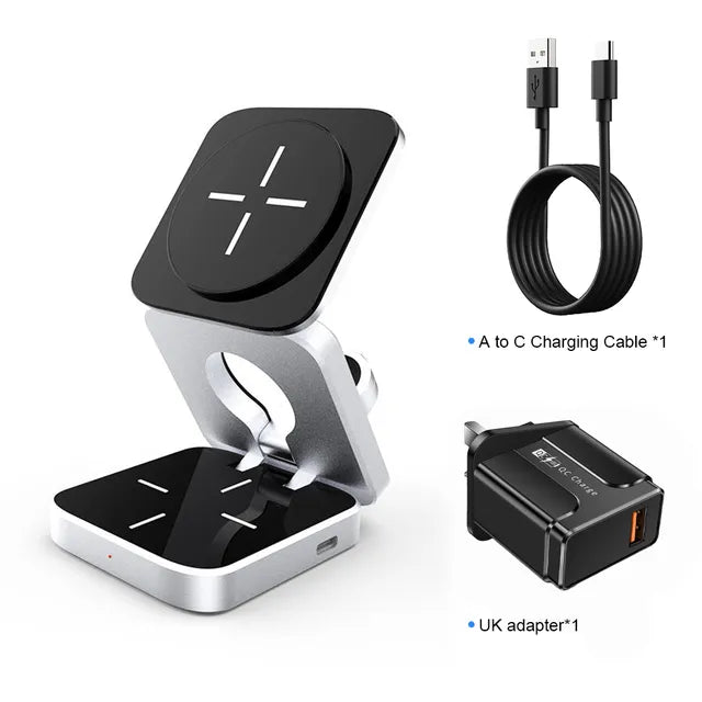 3 in 1 Wireless Charging Station - Hulmstore