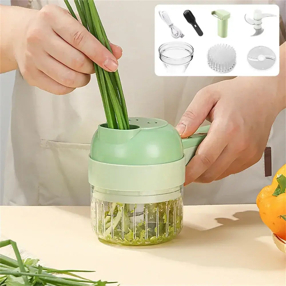 Electric 4-in-1 Food Processor - Hulmstore