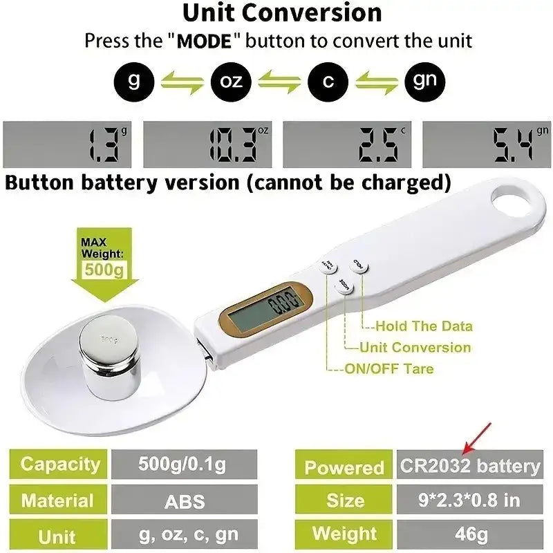 Weighing Spoon Scale - Hulmstore