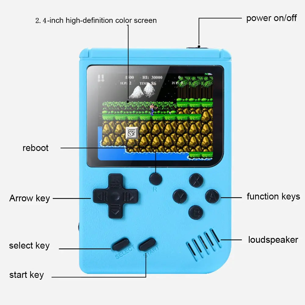 Retro Hand Held Gaming Console - Hulmstore